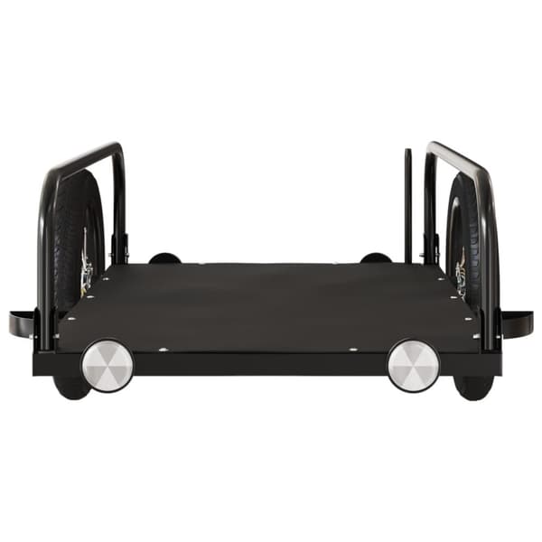 cykelanhænger 122x53x31 cm jern sort