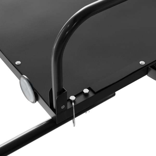 cykelanhænger 122x53x31 cm jern sort