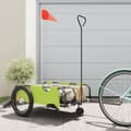 Miniatyrbild 1 av 2: Cykelvagn grön och svart oxfordtyg och järn