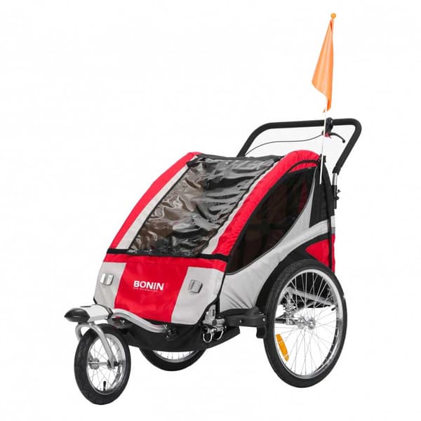 Bonin Ncab Dlx Trailer Röd Max 40 kg Pojke