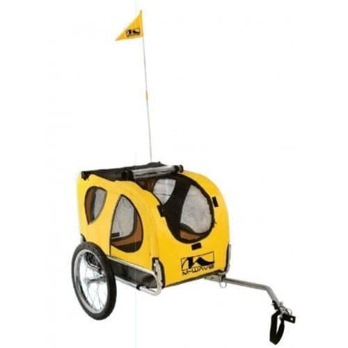 Fietsaanhanger Hond 16 tum Unisex Gul