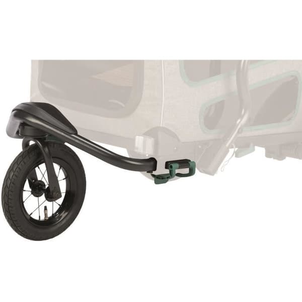 Kit för omvandling av cykeltrailer - Trixie - Jogger - One size - Svart - Svängbar framskärm