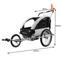 Pikkukuva 2 / 11: Cykelvagn - Plats för 2 barn & hundar