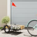 Miniatyrbild 1 av 2: Cykelvagn svart 126x63x34 cm järn