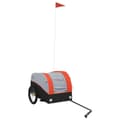 Miniatyrbild 2 av 2: Cykelvagn svart och orange 30 kg järn