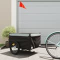 Miniatyrbild 1 av 2: Cykelvagn svart och grå 45 kg järn