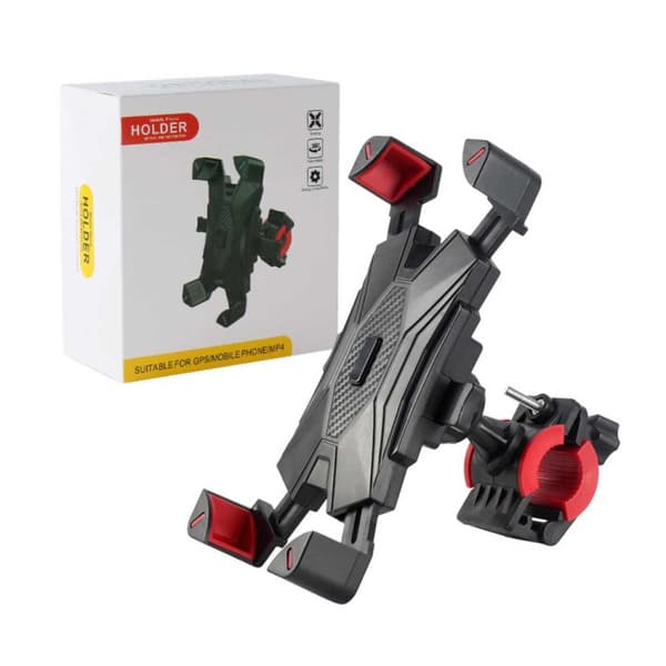 Automatisk 4,7-6,8 "mobilholder for scooter, sykkel, moped, motorsykkel