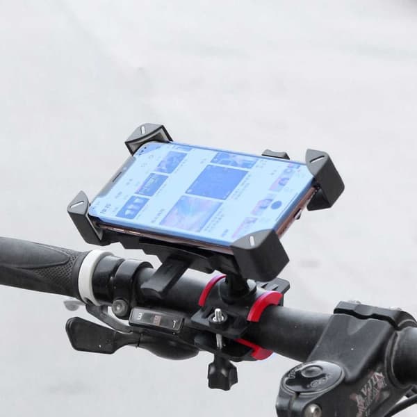 Automatisk 4,7-6,8 "mobilholder for scooter, sykkel, moped, motorsykkel