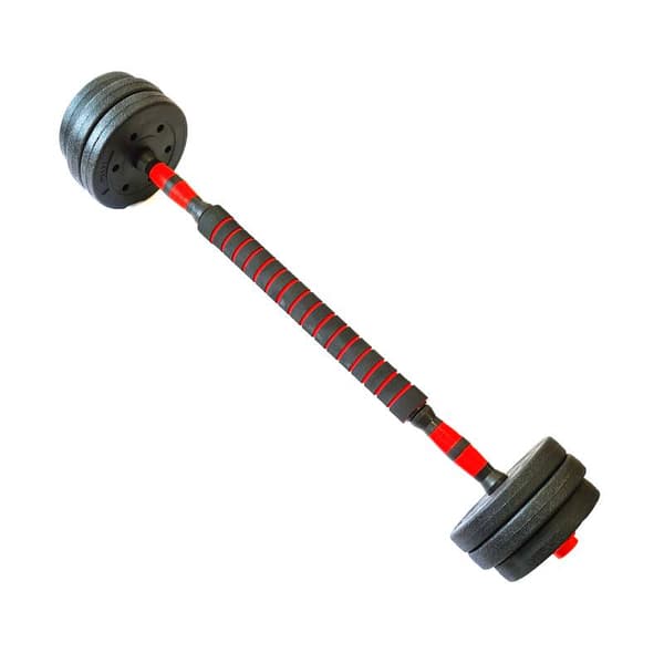 Keičiamo Svorio Hantelių ir Štangos Komplektas, 20 kg