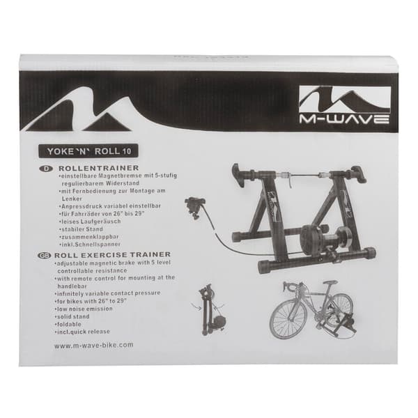 M-wave Turbo Trainer Yoke N Roll 10 Musta