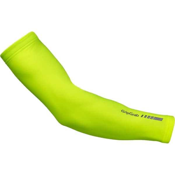 armförlängare cykeltröja, armvärmare cykel, GRIPGRAB ARM WARMERS  HI-VIS Yellow