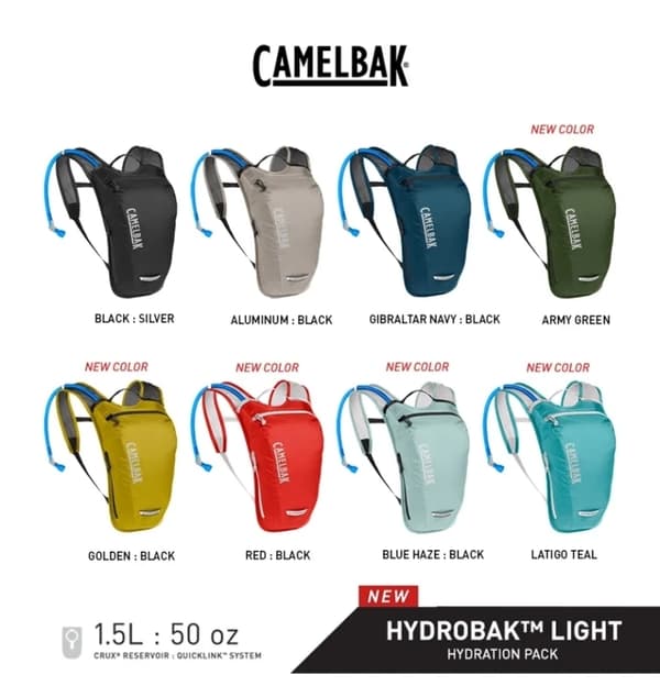 CAMELBAK HYDROBAK LIGHT 2.5L (1L packutrymme + Crux Reservoir 1.5L)