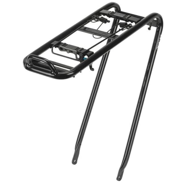 XLC Carry More bagagehylla - Solid montering - Retro svart - För 28 tums cykel - Last 25 kg
