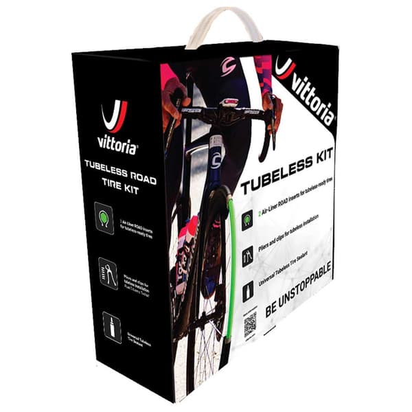 Vittoria Road Mousse Kit Air-liner Vihreä 700 / 23-28