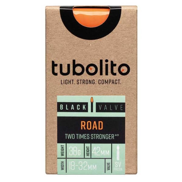 Tubolito Inderrør Road Presta 42 Mm Orange 700 / 18-32