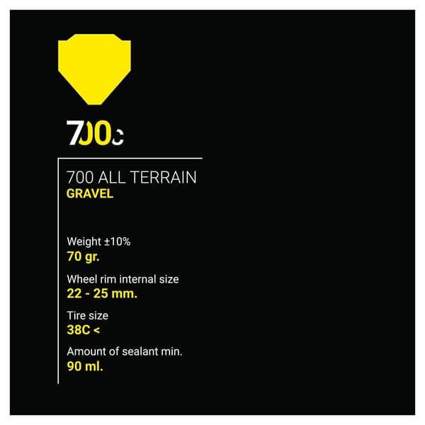 Panzer Anti-punkterings Mousse Gravel Gylden 700 / 38C
