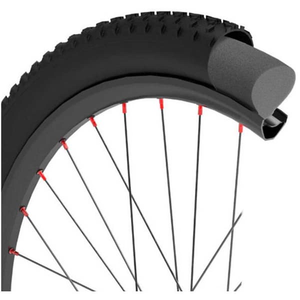 Tubolight Anti-punkteringsmousse Gravel 2 Enheter Svart 27.5´´