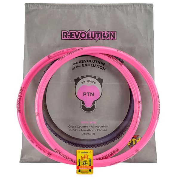 Ptn Anti-punkterings Mousse R-evolution 2 Enheder Med Ventiler Lufty Ultralet Blå 27.5´´ / 2.30-2.80