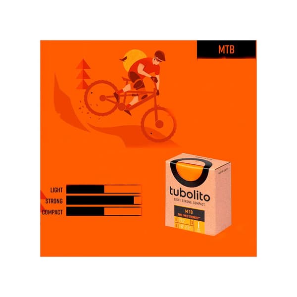 Tubolito Mtb Psens Innerslang Orange 27.5´´ / 1.80-2.50