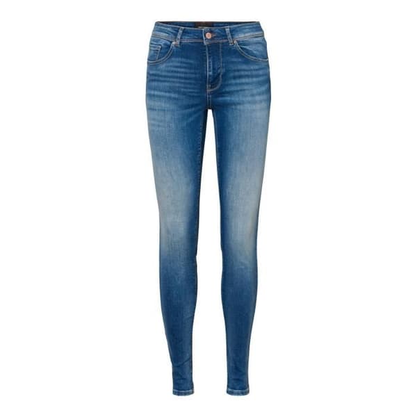 Vero Moda vmlux slim jeans för kvinnor - mellanblå denim - XXSx32