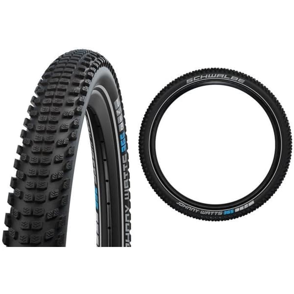 Schwalbe Johnny Watts Hs604erf Greengu styvt hjul 29 x 2,60 - svart - 29"x2,60"