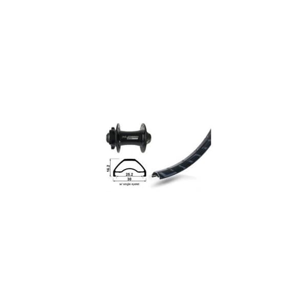MTB-hjul 27.5 - XLC - 15mm Thru Axle - Svart