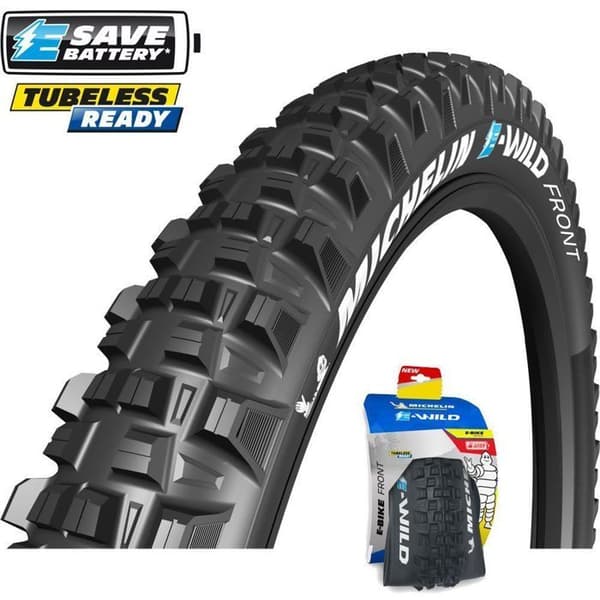 Mjuk däck - Michelin - E-Wild - 29"x2,60 - Svart - Tubeless