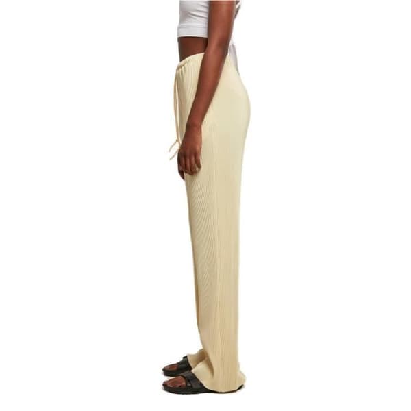 Urban Classics GT Plisserade byxor dam - gul - 3XL