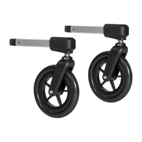 Kit med 2 hjul för Burley barnvagn - svart/grå