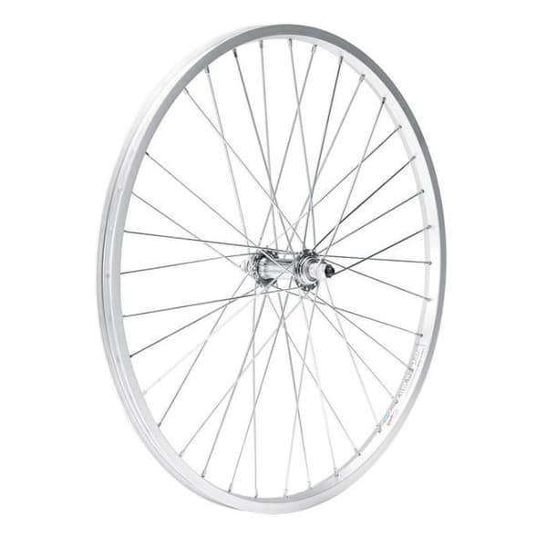 Gurpil aluminium främre MTB-hjul - silver - 24" - för vuxna män - huvudfärg grå