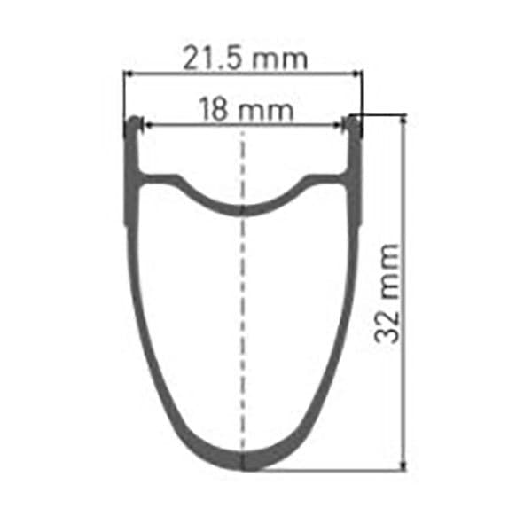 Dt Swiss Väg Framhjul Pr 1400 Dicut 32 Tubeless Svart 5 x 100 mm