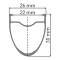 Miniatyrbillede 2 af 2: Dt Swiss Vej Baghjul Spline 1600 Hooked/crotchet Tubeless Tc 622 Mm Disc Center Lock-12 X 142 Mm-sram Xdr Søvfarvet 12 x 142 mm / Sram XDR