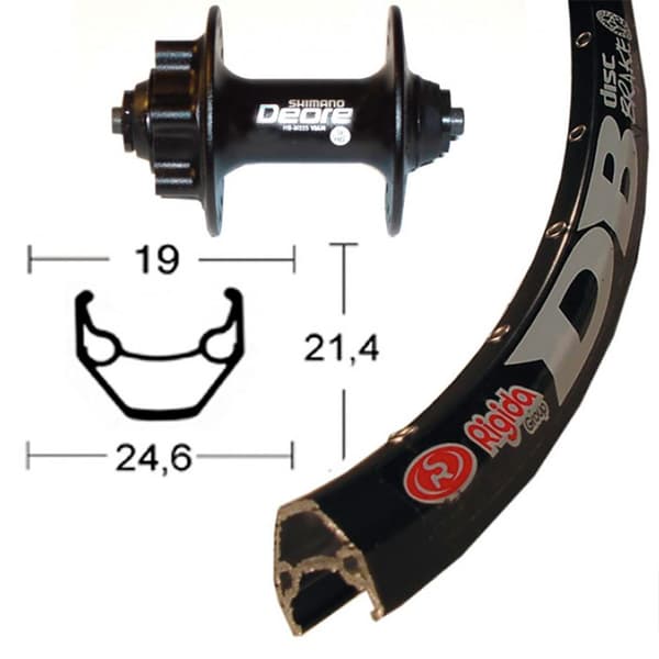 Winora Eturengas Rigida Zac 2000 Qr Shimano Deore 6b Disc Musta 9 x 100 mm