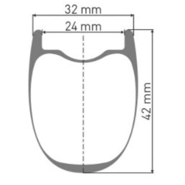 Dt Swiss Väg Bakhjul Grc 1400 Spline 42 Cl Disc Tubeless Svart 12 x 142 mm / Campagnolo N3W
