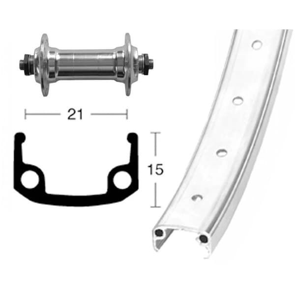 Winora Mtb Framhjul Qr 26´´ Silver 9 x 100 mm
