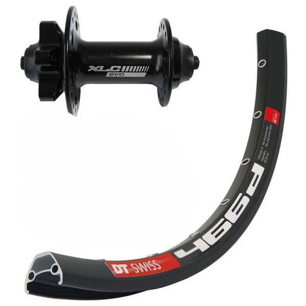 Xlc Dt Swiss 466d Evo 27.5´´ 6b Disc Maastopyörän Etupyörä Musta 9 x 100 mm
