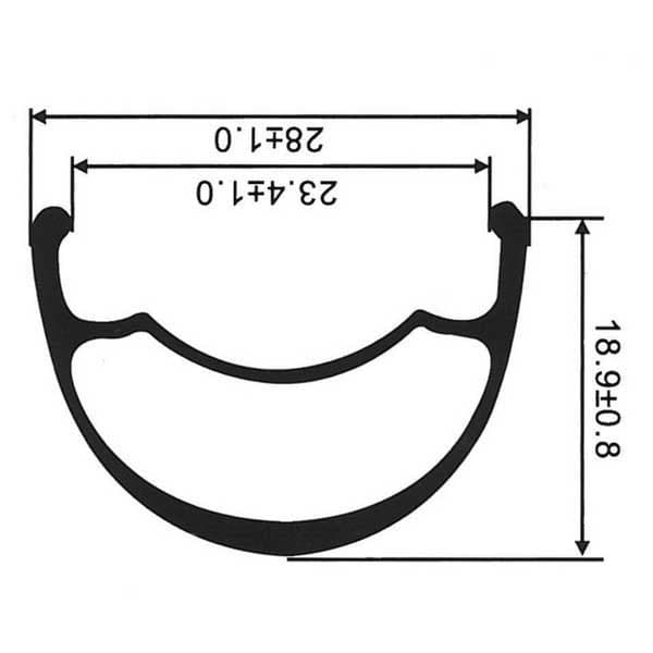Gtr Sl23 29´´ Disc Mtb Framhjul Svart 9 x 100 mm
