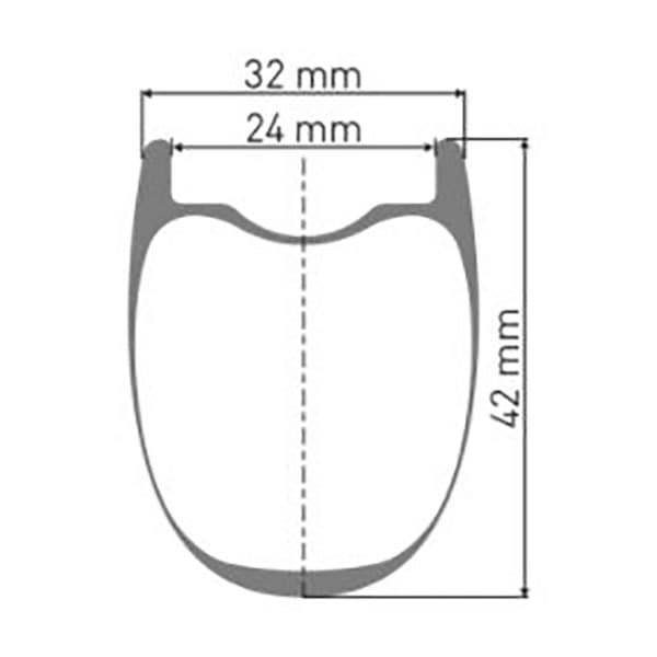 Dt Swiss Hgc 1400 Spline 24 Cl Disc Tubeless Framhjul För Landsvägscykel Svart 12 x 100 mm