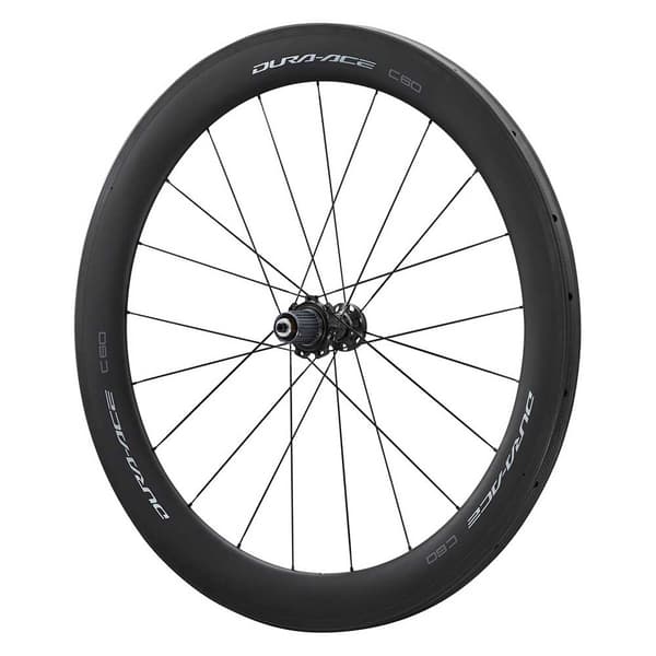 Shimano Dura Ace R9200 C60 Carbon Tubular Baghjul Til Landevejscykel Sort 10 x 130 mm / Shimano/Sram HG