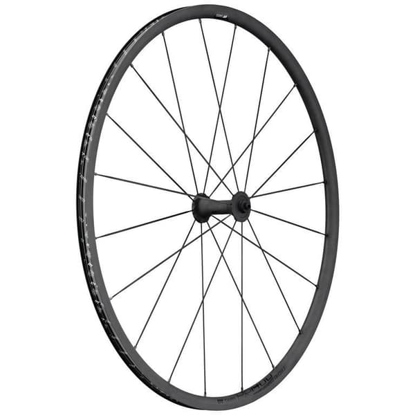 Dt Swiss Pr 1400 Dicut 21 Disc Tubeless Landevejscyklens Forhjul Sort 9 x 100 mm