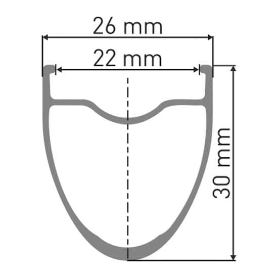 Dt Swiss E 1800 Spline Disc Cl Tubeless Presta 26-35mm Baghjul Til Landevejscykel Søvfarvet 12 x 142 mm / Shimano/Sram HG