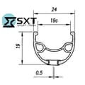 Miniatyrbild 4 av 6: Sxt 388887 Neuro Disc 2r Qr 6b 27.5´´ Mtb Bakhjul Silver One Size / Shimano/Sram HG