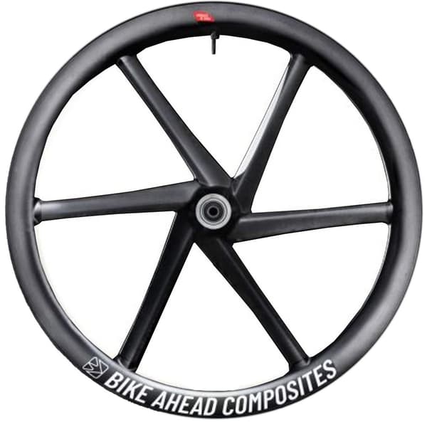 Bike Ahead Biturbo Aero Cl Disc Tubeless Baghjul Til Landevejscykel Sort 12 x 142 mm / Shimano/Sram HG