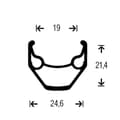 Miniatyrbillede 2 af 2: Gurpil Xm-1 29´´ Tubeless Mtb Forhjul Sort 9 x 100 mm