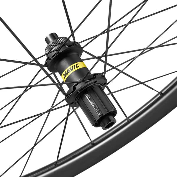 Mavic Cosmic Sl 65 Cl Disc Tubeless Landsvägscykelns Bakhjul Silver 12 x 142 mm / Shimano HG