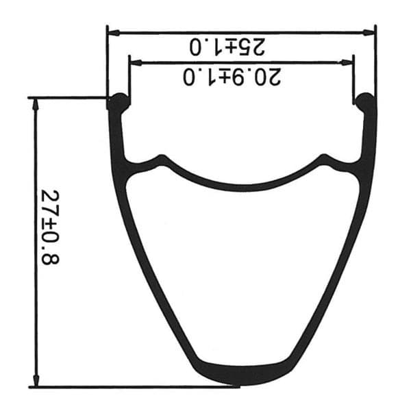 Gtr Sl20 27.5´´ Disc Mtb Framhjul Svart 9 x 100 mm