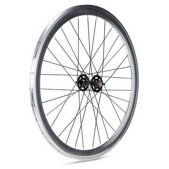 Gurpil Fixed G42 Disc Tubular Etupyörä Hopeinen 9 x 100 mm