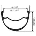 Miniatyrbild 2 av 2: Gtr Sl23 29´´ Cl Disc Tubeless Mtb Framhjul Silver 9 x 100 mm