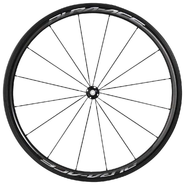 Shimano Dura Ace R9100 C40 Carbon Wb Tubular Landevejscyklens Forhjul Sort 9 x 100 mm