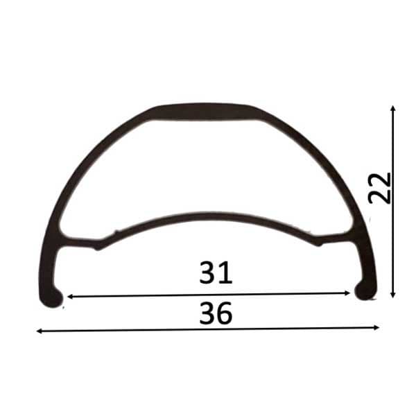 Gtr Sl30 29´´ Disc Tubeless Mtb Framhjul Silver 9.5 x 100 mm